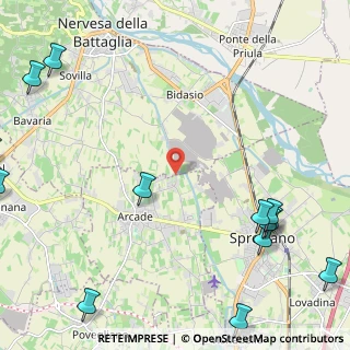 Mappa Via Madonnetta, 31030 Arcade TV, Italia (3.58733)
