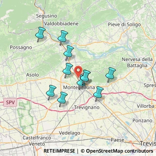Mappa Via Feltrina Nord, 31044 Montebelluna TV, Italia (5.68909)