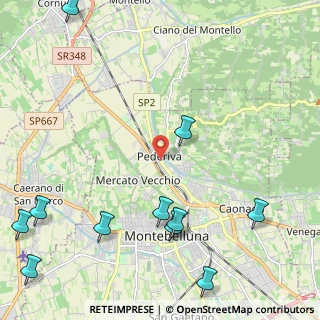 Mappa Via Feltrina Nord, 31044 Montebelluna TV, Italia (3.09273)