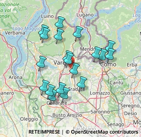 Mappa Via General Cadorna, 21046 Malnate VA, Italia (13.03421)