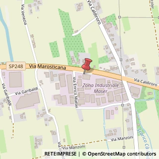 Mappa Via E. Mattei, 52, 31010 Maser, Treviso (Veneto)