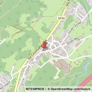 Mappa Piazza Vittorio Veneto, 3, 28010 Pisano, Novara (Piemonte)