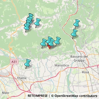 Mappa Contrà Brunelli, 36062 Conco VI, Italia (7.915)
