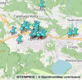 Mappa Via per Montorfano, 22030 Lipomo CO, Italia (0.6765)