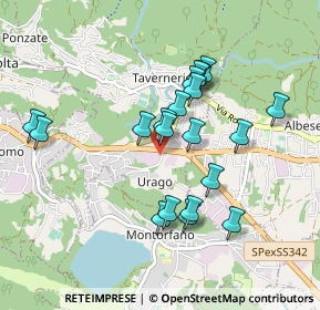 Mappa Via Urago, 22038 Tavernerio CO, Italia (0.823)