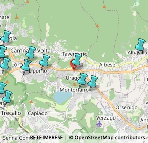 Mappa Via Urago, 22038 Tavernerio CO, Italia (2.90214)