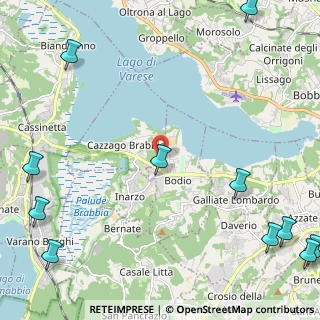 Mappa Via Campo dei Fiori, 21020 Bodio Lomnago VA, Italia (3.59182)