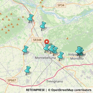 Mappa Via dalla Lana, 31044 Montebelluna TV, Italia (4.17455)