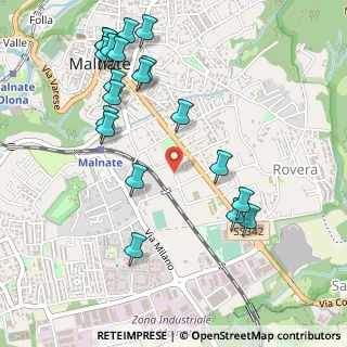 Mappa Via Acquedotto, 21046 Malnate VA, Italia (0.5865)