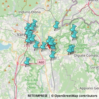 Mappa Via Acquedotto, 21046 Malnate VA, Italia (3.2825)