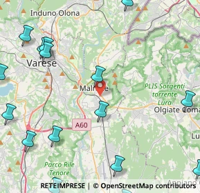 Mappa Via Acquedotto, 21046 Malnate VA, Italia (6.41059)