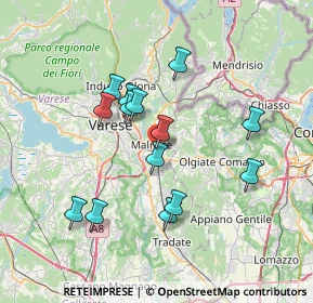 Mappa Via Acquedotto, 21046 Malnate VA, Italia (6.44929)