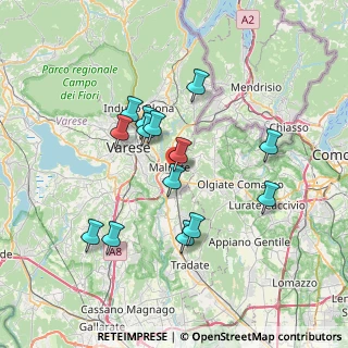Mappa Via Acquedotto, 21046 Malnate VA, Italia (6.44929)