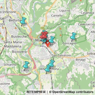 Mappa Via Acquedotto, 21046 Malnate VA, Italia (1.47182)
