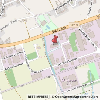 Mappa Via Chico Mendes, 17, 34074 Monfalcone, Gorizia (Friuli-Venezia Giulia)