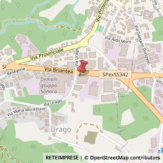 Mappa Via Urago, 11, 22038 Tavernerio, Como (Lombardia)