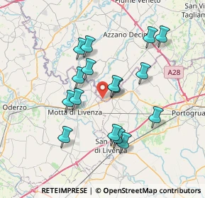 Mappa Via Faè, 33076 Pravisdomini PN, Italia (6.52813)