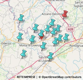 Mappa Via Faè, 33076 Pravisdomini PN, Italia (6.25688)