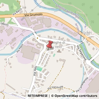 Mappa Via Villa Carrè, 15, 36010 Velo d'Astico, Vicenza (Veneto)