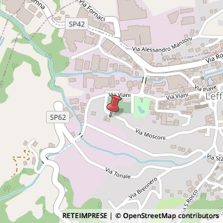Mappa Via Mosconi, 71, 24026 Leffe, Bergamo (Lombardia)