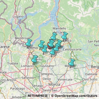 Mappa Via Trieste, 22036 Erba CO, Italia (7.66154)
