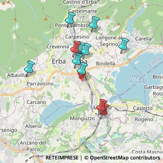 Mappa Via Trieste, 22036 Erba CO, Italia (1.79455)