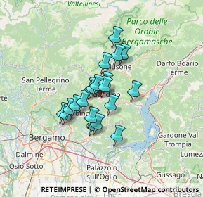 Mappa Via S. Michele, 24026 Leffe BG, Italia (9.0045)