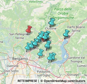 Mappa Via S. Michele, 24026 Leffe BG, Italia (8.7995)