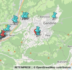 Mappa Via S. Michele, 24026 Leffe BG, Italia (2.74286)