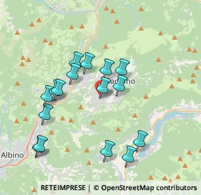 Mappa Via S. Michele, 24026 Leffe BG, Italia (3.6125)