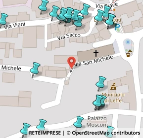 Mappa Via S. Michele, 24026 Leffe BG, Italia (0.1)