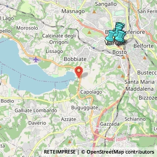 Mappa Via LungoLago di Capolago, 21100 Varese VA, Italia (2.82833)