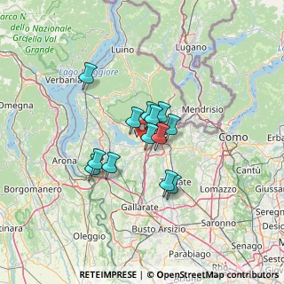 Mappa Via LungoLago di Capolago, 21100 Varese VA, Italia (9.07077)