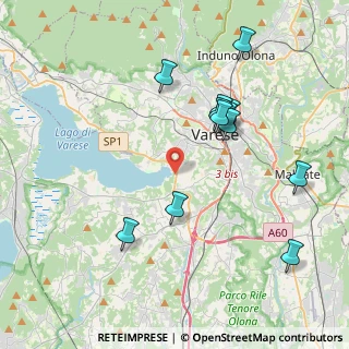 Mappa Via LungoLago di Capolago, 21100 Varese VA, Italia (4.01417)