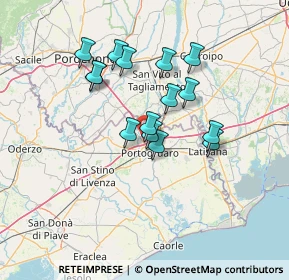 Mappa Pordenone-Portogruaro, 30026 Portogruaro VE, Italia (11.27)