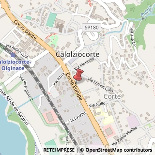 Mappa Corso Europa, 15, 23801 Calolziocorte, Lecco (Lombardia)