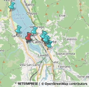 Mappa Via Milano, 23801 Calolziocorte LC, Italia (1.26273)