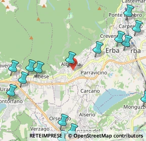 Mappa Via Cesare Cantù, 22031 Albavilla CO, Italia (2.94)