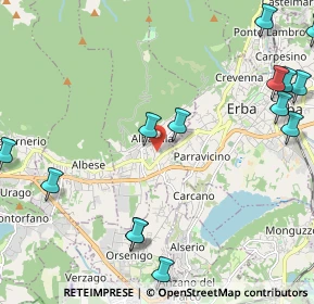 Mappa Via Cesare Cantù, 22031 Albavilla CO, Italia (2.89071)