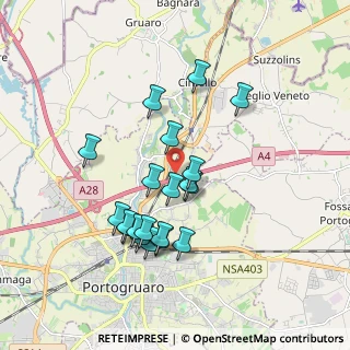 Mappa Via Crede, 30026 Portogruaro VE, Italia (1.646)