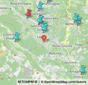 Mappa Via Cà Zenerino, 24030 Bedulita BG, Italia (2.74846)