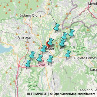 Mappa Via G. Marconi, 21046 Malnate VA, Italia (2.7)