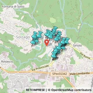 Mappa Via Benedetto Croce, 22038 Tavernerio CO, Italia (0.284)