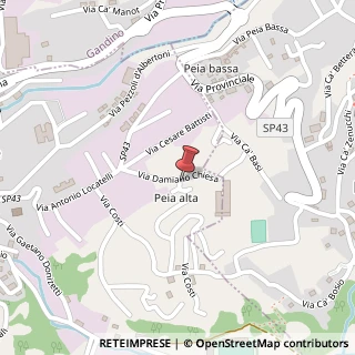 Mappa Via Damiano Chiesa, 18, 24026 Leffe, Bergamo (Lombardia)