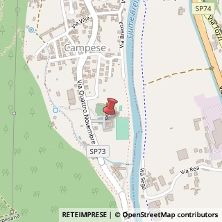 Mappa Via Quattro Novembre, 79, 36061 Bassano del Grappa, Vicenza (Veneto)