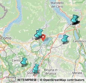 Mappa Via Cascina Gera, 22030 Eupilio CO, Italia (9.84)