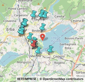 Mappa Via Cascina Gera, 22030 Eupilio CO, Italia (1.674)