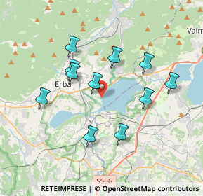 Mappa Via Cascina Gera, 22030 Eupilio CO, Italia (3.36182)