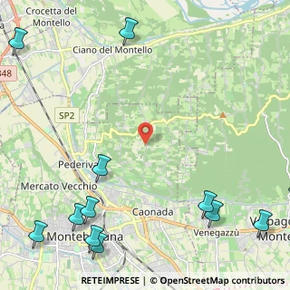 Mappa Via Fiorone General, 31044 Montebelluna TV, Italia (3.62846)
