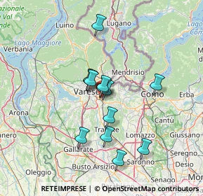 Mappa Via V. Alfieri, 21046 Malnate VA, Italia (10.64154)